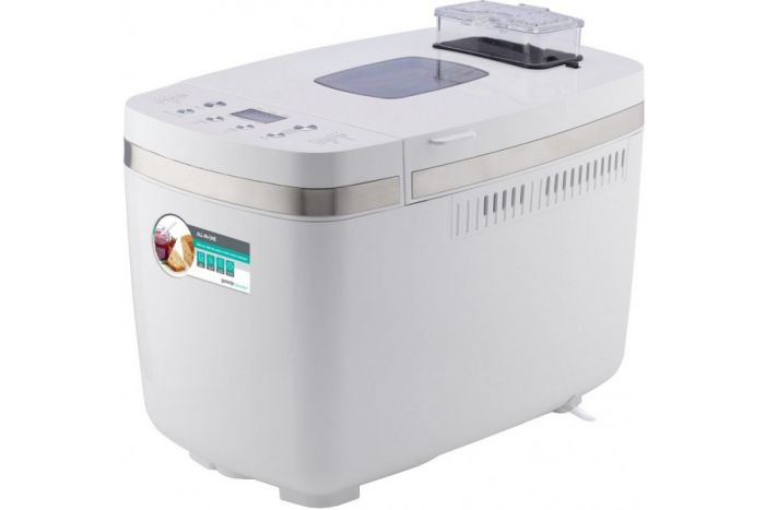 Хлібопічка Gorenje 750Вт, програм-14, макс.вага -1.350кг, форма прямокутник, пластик, білий