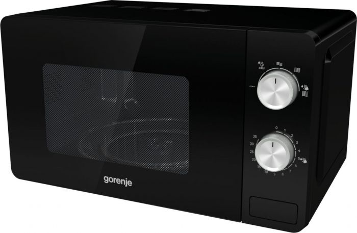 Мікрохвильова піч Gorenje, 17л, мех. керув., 700Вт, чорний