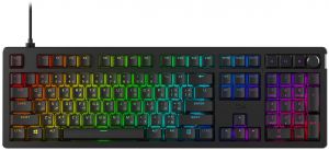 Клавіатура механічна HyperX Alloy Rise 106key, Red, USB-A, EN/UA, RGB, чорний