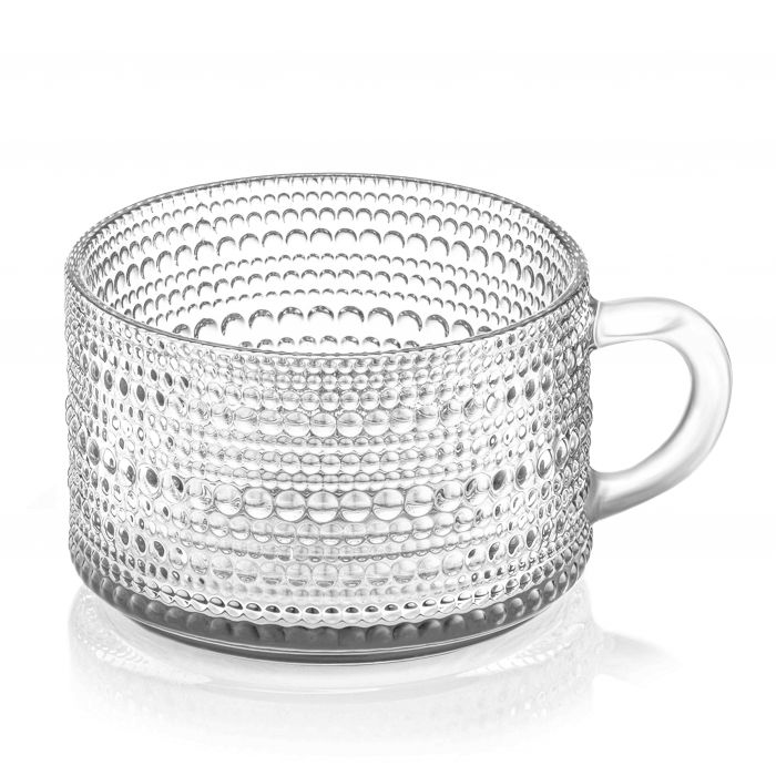 Чашка ARDESTO Verbena, 10.5см, скло, прозорий