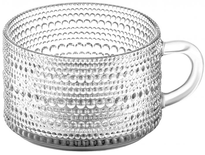 Чашка ARDESTO Verbena, 10.5см, скло, прозорий