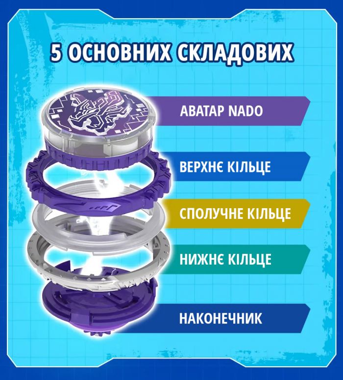 Дзиґа Infinity Nado VI Advanced Pack Чарівний Дракон світу мрій (Dream World Magic Dragon)