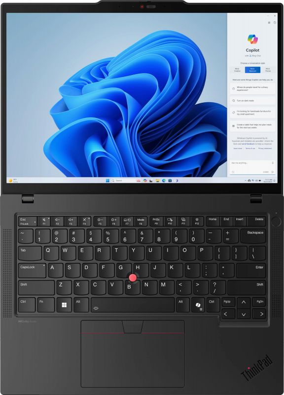 Ноутбук Lenovo ThinkPad T14-G5 14" WUXGA IPS AG, Intel U5-135H, 16GB, F512GB, UMA, Win11P, чорний