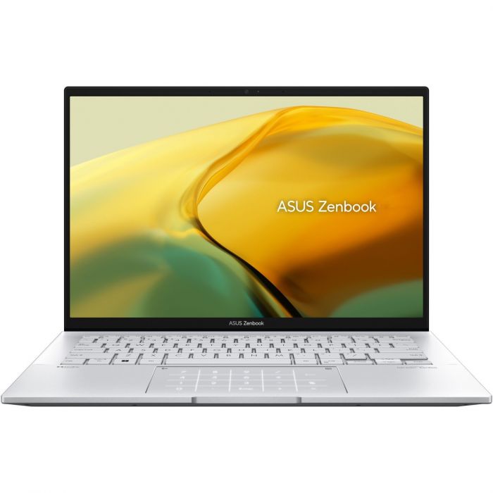 Ноутбук ASUS Zenbook 14 UX3402VA-KP783 14" WQXGA IPS, Intel i7-13700H, 16GB, F512GB, UMA, NoOS, Сріблястий