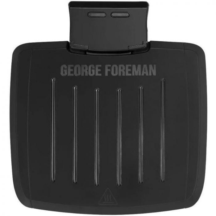 Гриль George Foreman прижимний  Immersa Small, 1100Вт, темп. режимів-1, з`ємні пластини, метал, пластик, чорний