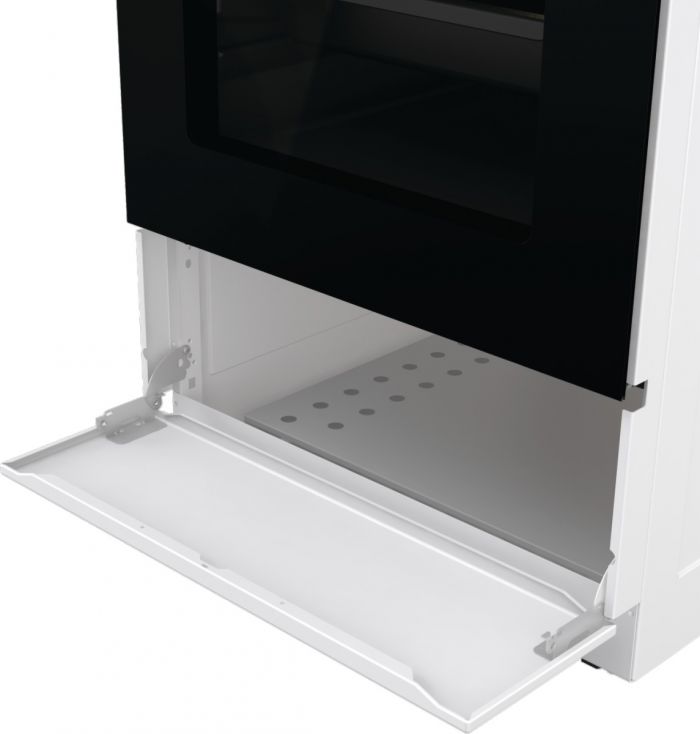 Плита Gorenje електрична , 68л, 50x60см, гриль, білий