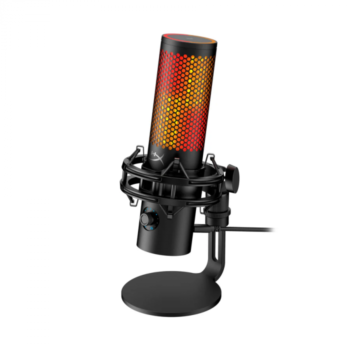 Мікрофон геймінговий HyperX QuadCast 2 S, Omni/Uni/Bi, USB-A, 3м, NGenuity, RGB, чорний