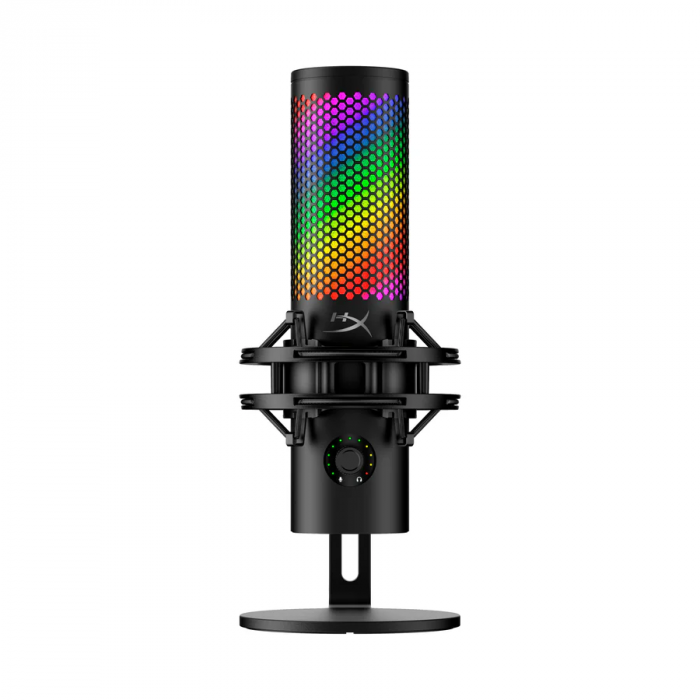 Мікрофон геймінговий HyperX QuadCast 2 S, Omni/Uni/Bi, USB-A, 3м, NGenuity, RGB, чорний