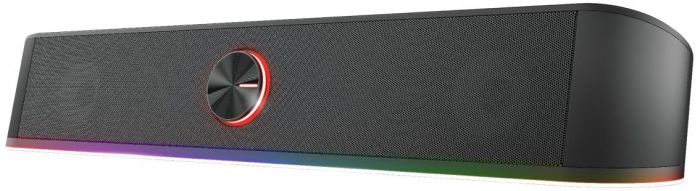 Акустична система Trust GXT 619 Thorne Саундбар, USB/AUX,  RGB, чорний Акустична система Trust GXT 619 Thorne Саундбар, USB/AUX,  RGB, чорний