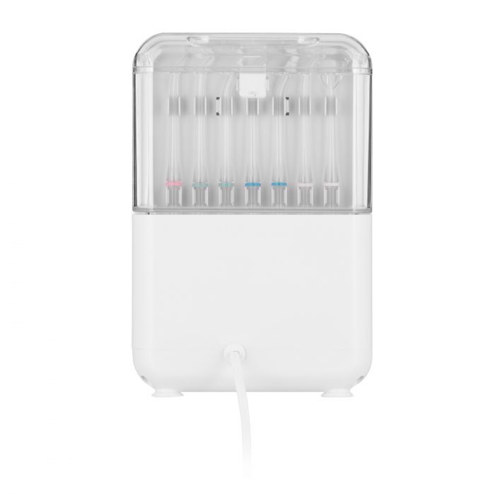 Іригатор Ardesto стаціонарний, чаша 600 мл, від мережі , 7 насадок, білий