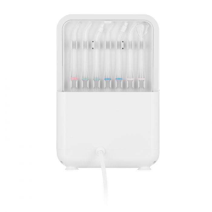 Іригатор Ardesto стаціонарний, чаша 600 мл, від мережі , 7 насадок, білий