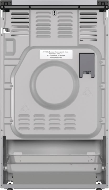 Плита Gorenje комбінована, 70л, 50x60см, дисплей, IconLed, емальовані, нерж