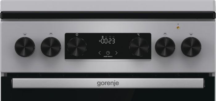 Плита Gorenje комбінована, 70л, 50x60см, дисплей, IconLed, емальовані, нерж