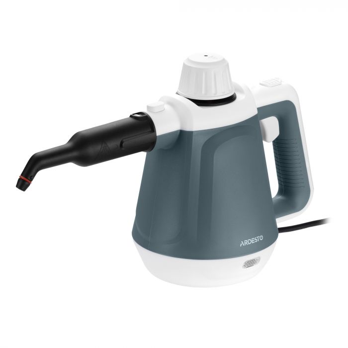Пароочисник ARDESTO, 1200Вт, 400мл, 3.5Бар, білий+ синій