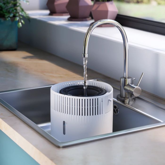 Зволожувач повітря Philips традиційне зволоження Series 5000, 56м2, 4.5л, 400мл/г, електр. кер-ння, режим сну, нічник, білий Зволожувач повітря Philips традиційне зволоження Series 5000, 56м2, 4.5л, 400мл/г, електр. кер-ння, режим сну, нічник, білий