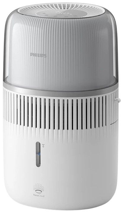 Зволожувач повітря Philips традиційне зволоження Series 5000, 56м2, 4.5л, 400мл/г, електр. кер-ння, режим сну, нічник, білий Зволожувач повітря Philips традиційне зволоження Series 5000, 56м2, 4.5л, 400мл/г, електр. кер-ння, режим сну, нічник, білий
