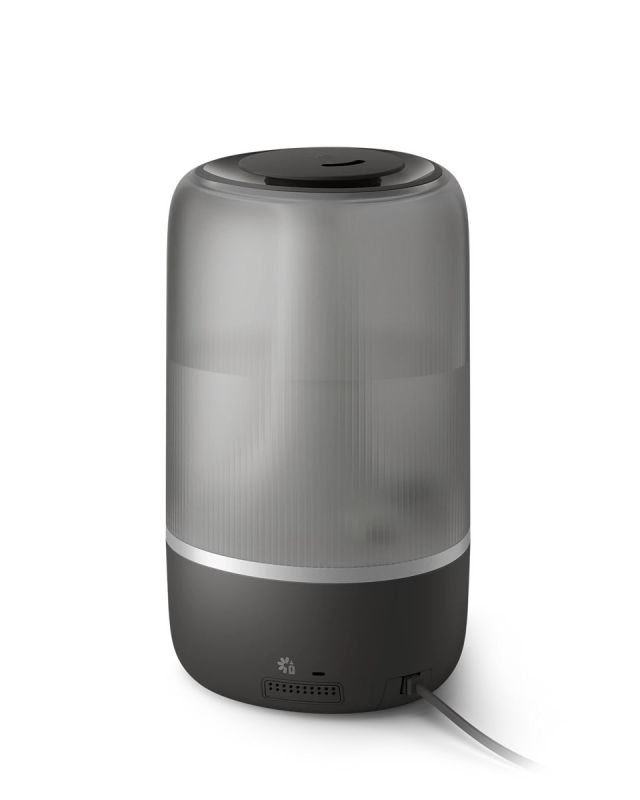 Зволожувач повітря Philips традиційне зволоження Series 1000, 41м2, 3л, 275мл/г, електр. кер-ння, режим сну, нічник, темно-синій