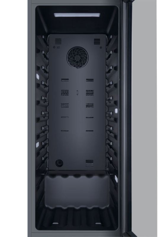 Холодильник Haier для вина, 127x49.7х58, мороз.відд.-198л, зон - 1, бут-84, ST, дисплей, чорний