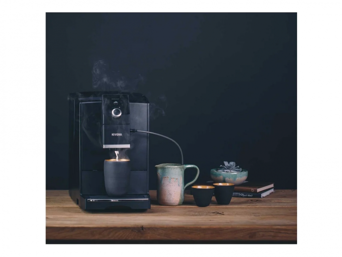 Кавомашина NIVONA CafeRomatica 2.2л, зерно + мелена, автомат.капучинатор, авторецептів - 7, чорний