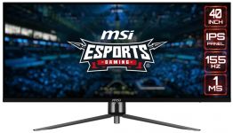 Монітор MSI 40" MAG401QR 2xHDMI, DP, USB-C, 2xUSB, Audio, IPS, 3440x1440, 21:9, 155Hz, 1ms, sRGB 118%, AdaptiveSync, HDR400