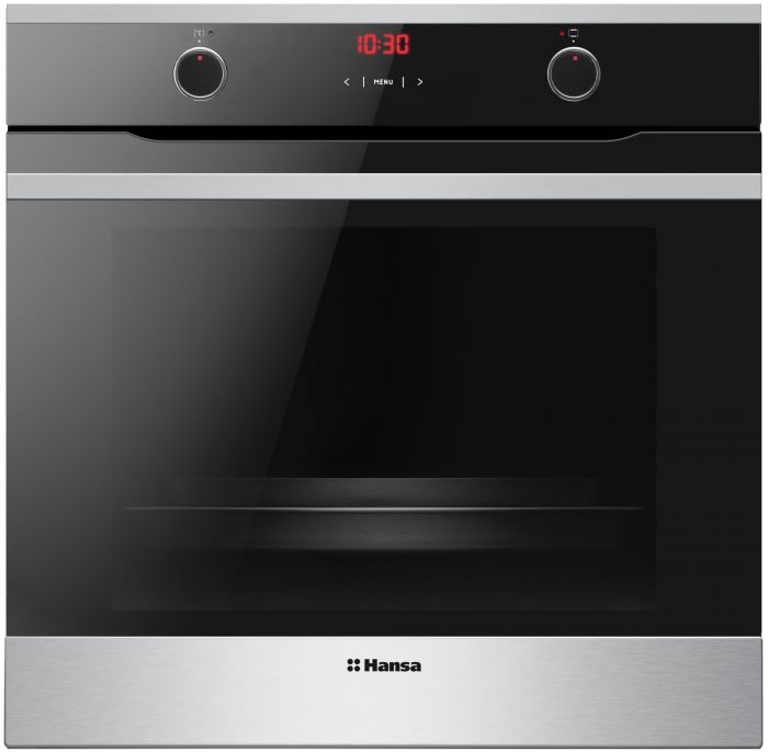 Комплект Hansa (духовка електрична + поверхня газова на склі), чорний
