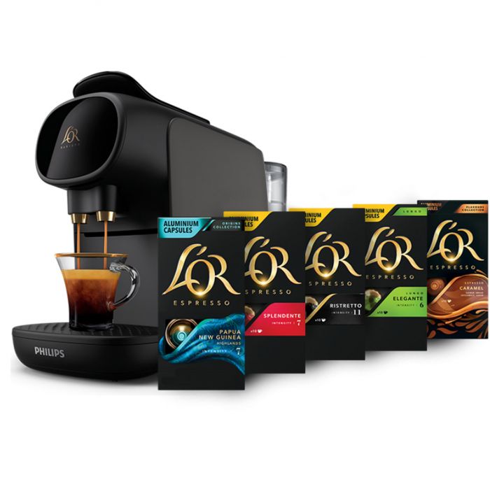 Кавомашина Philips капсульна L'OR Barista Sublime, 0.8л, капсули, чорний