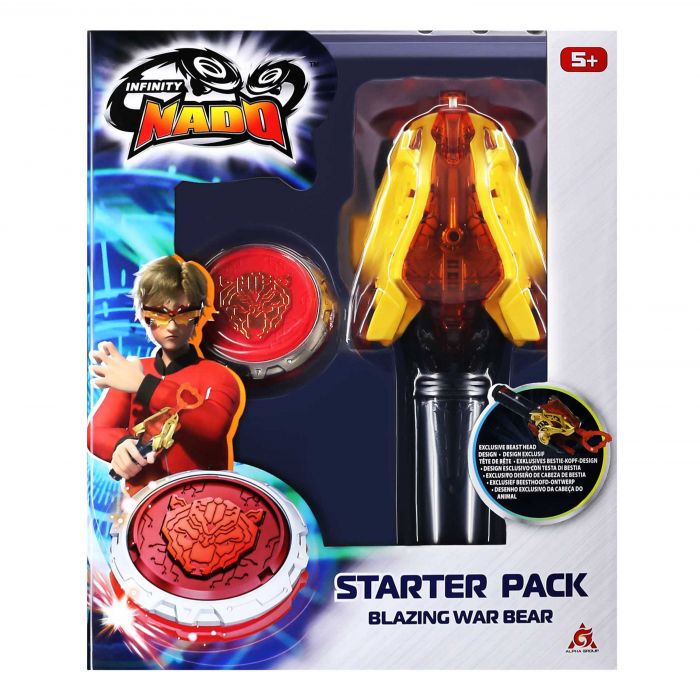 Дзиґа Infinity Nado VI Starter Pack Палаючий Бойовий Ведмідь (Blazing War Bear)