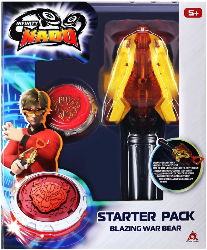 Дзиґа Infinity Nado VI Starter Pack Палаючий Бойовий Ведмідь (Blazing War Bear)