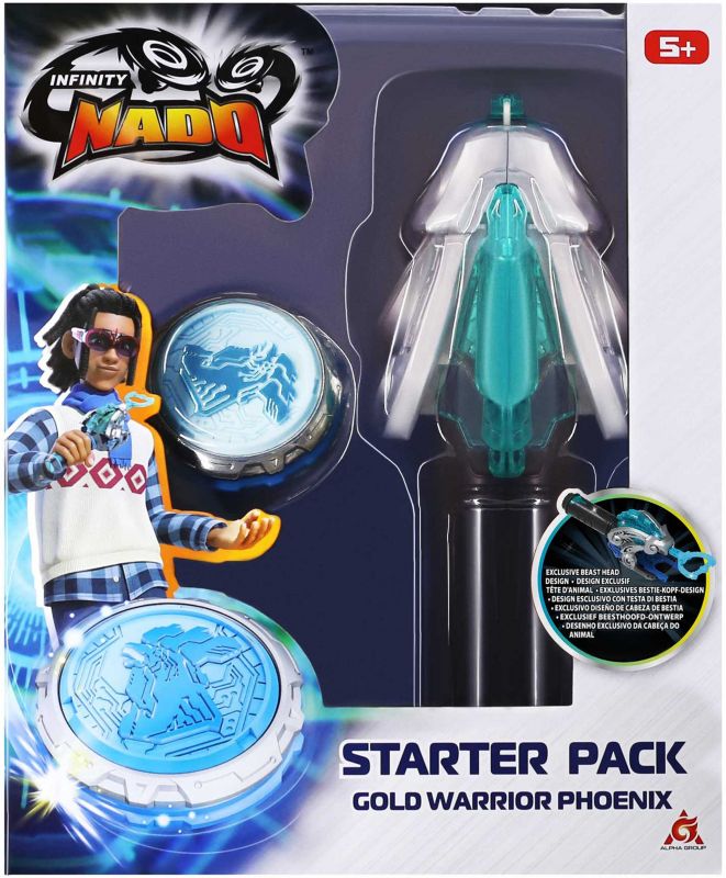 Дзиґа Infinity Nado VI Starter Pack Золотий Воїн Фенікс (Gold Warrior Phoenix)