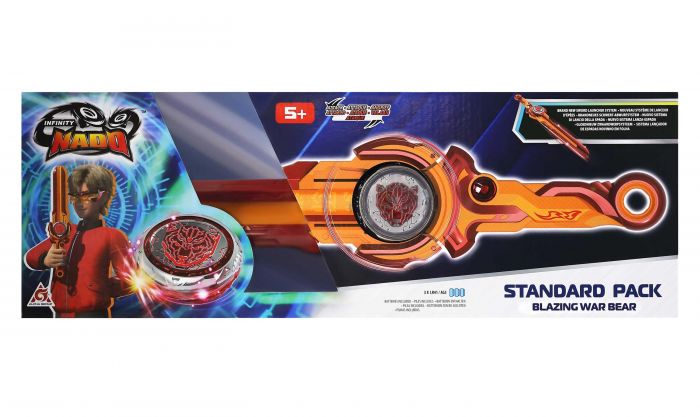 Дзиґа Infinity Nado VI Standard Pack Палаючий Бойовий Ведмідь (Blazing War Bear)