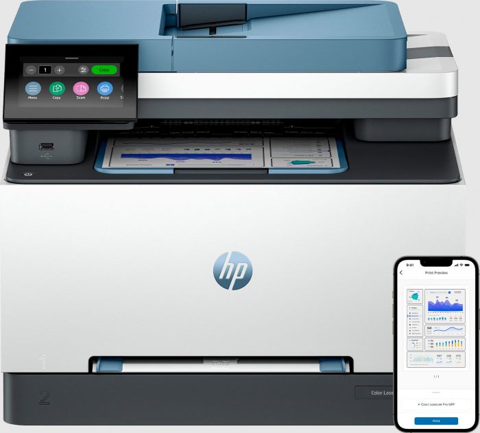Багатофункціональний пристрій А4 кол. HP Color LaserJet Pro MFP 3303fdn