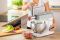 Кухонна машина Sencor 1200Вт, чаша-метал, корпус-пластик, насадок-19, білий