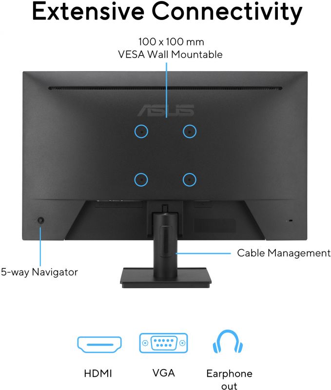 Монітор Asus 27" VA279HG D-Sub, HDMI, Audio, IPS, 120Hz, 1ms, sRGB 99%, AdaptiveSync Монітор Asus 27" VA279HG D-Sub, HDMI, Audio, IPS, 120Hz, 1ms, sRGB 99%, AdaptiveSync