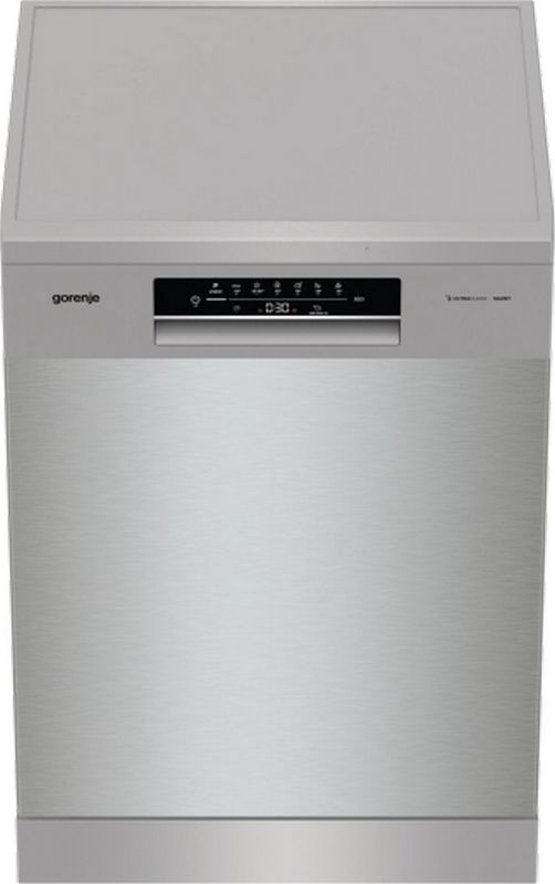 Посудомийна машина Gorenje, 16компл., A+++, 60см, дисплей, 3 кошика, AquaStop, сірий Посудомийна машина Gorenje, 16компл., A+++, 60см, дисплей, 3 кошика, AquaStop, сірий