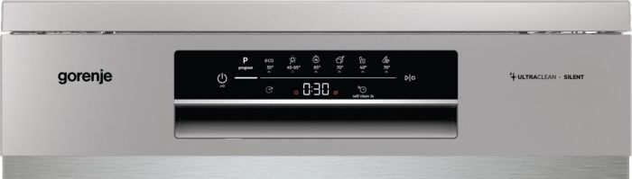 Посудомийна машина Gorenje, 16компл., A+++, 60см, дисплей, 3 кошика, AquaStop, сірий Посудомийна машина Gorenje, 16компл., A+++, 60см, дисплей, 3 кошика, AquaStop, сірий