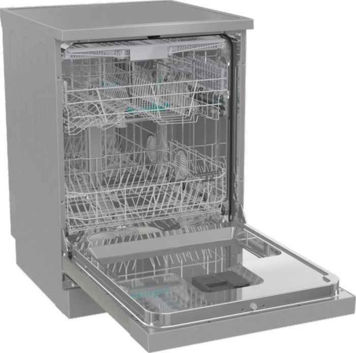 Посудомийна машина Gorenje, 16компл., A+++, 60см, дисплей, 3 кошика, AquaStop, сірий Посудомийна машина Gorenje, 16компл., A+++, 60см, дисплей, 3 кошика, AquaStop, сірий