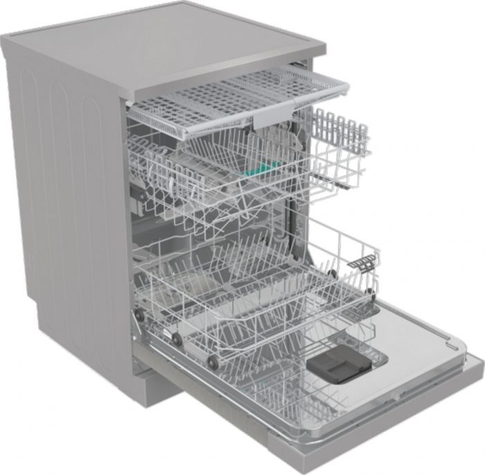 Посудомийна машина Gorenje, 16компл., A+++, 60см, дисплей, 3 кошика, AquaStop, сірий Посудомийна машина Gorenje, 16компл., A+++, 60см, дисплей, 3 кошика, AquaStop, сірий