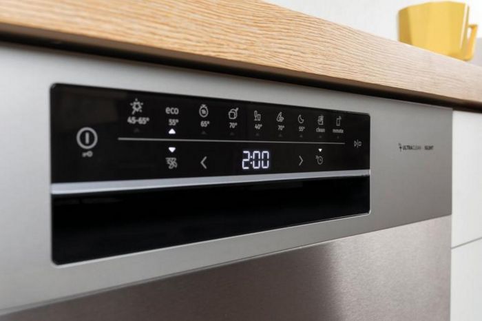 Посудомийна машина Gorenje, 16компл., A+++, 60см, дисплей, 3 кошика, AquaStop, сірий Посудомийна машина Gorenje, 16компл., A+++, 60см, дисплей, 3 кошика, AquaStop, сірий
