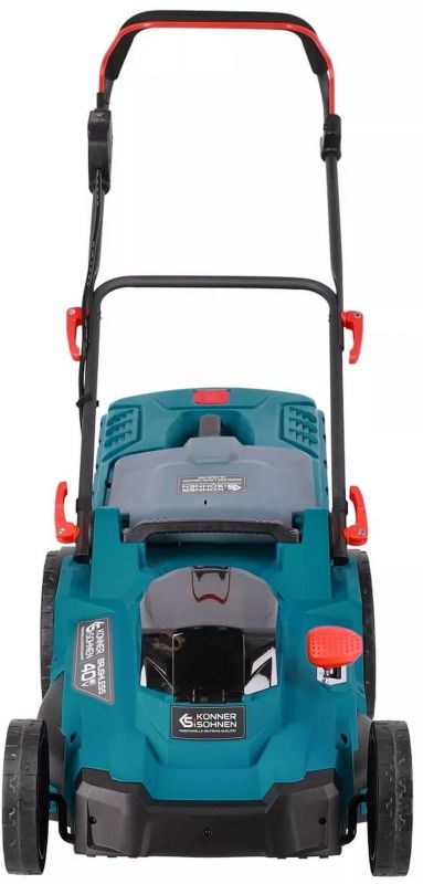 Газонокосарка акумуляторна Konner&Sohnen KS 43LM-40V 40В(20+20) акб 2?4А·год 43см 50л 25-75мм 15.5кг