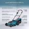 Газонокосарка акумуляторна Konner&Sohnen KS 43LM-40V 40В(20+20) акб 2х4А·год 43см 50л 25-75мм 15.5кг