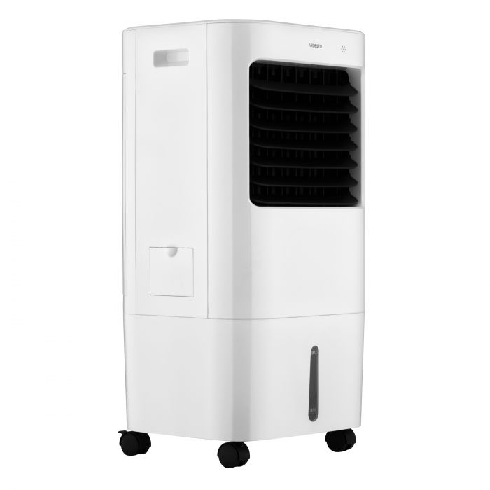 Охолоджувач повітря ARDESTO ACO-B15 3в1 охолоджувач-зволожувач-вентилятор, 15 м2, ел. кер-ня, резервуар 15 л., 410 м3/год, дисплей, таймер, авто вим-ня, пульт дк, біл/чорн