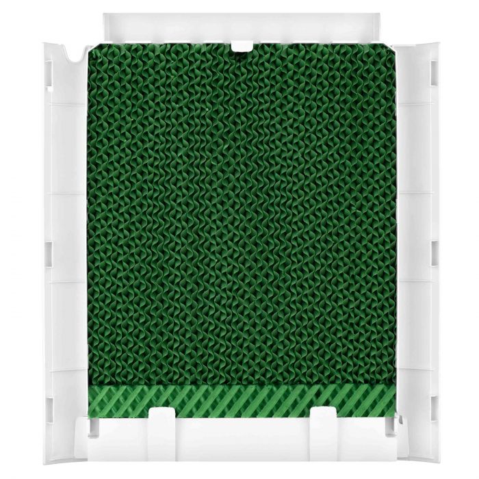 Охолоджувач повітря ARDESTO ACO-B15 3в1 охолоджувач-зволожувач-вентилятор, 15 м2, ел. кер-ня, резервуар 15 л., 410 м3/год, дисплей, таймер, авто вим-ня, пульт дк, біл/чорн