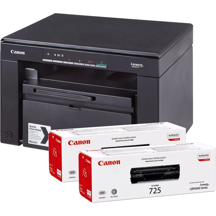 БФП А4 ч/б Canon i-SENSYS MF3010 (бандл з 2-ма картриджами)