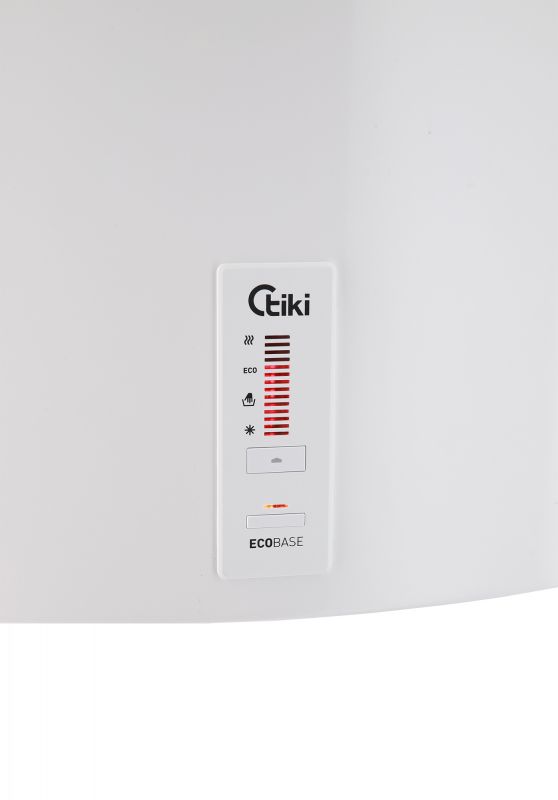 Водонагрівач електр. TIKI слім SuprSD, 50л, 2кВт, сухий тен, електр. кер-ння, C, білий, 700089