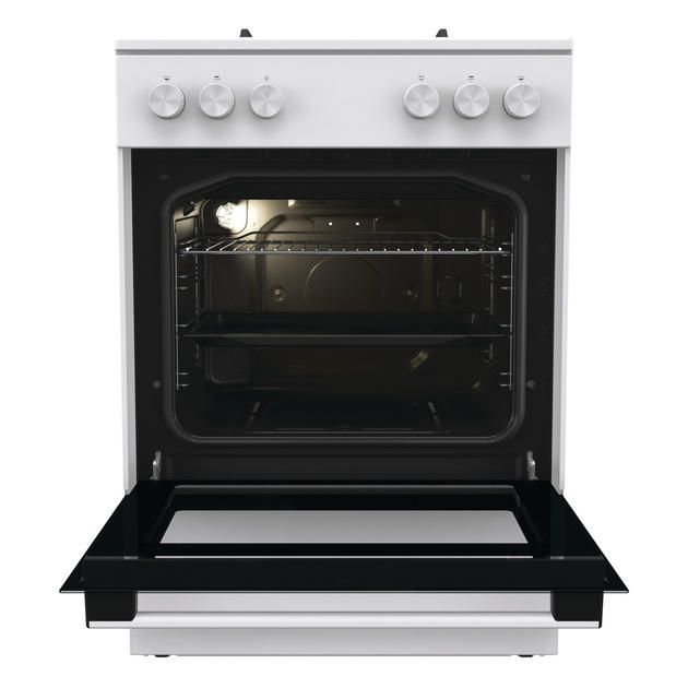 Плита Gorenje газова, 72л, 60x60см, чавун, білий