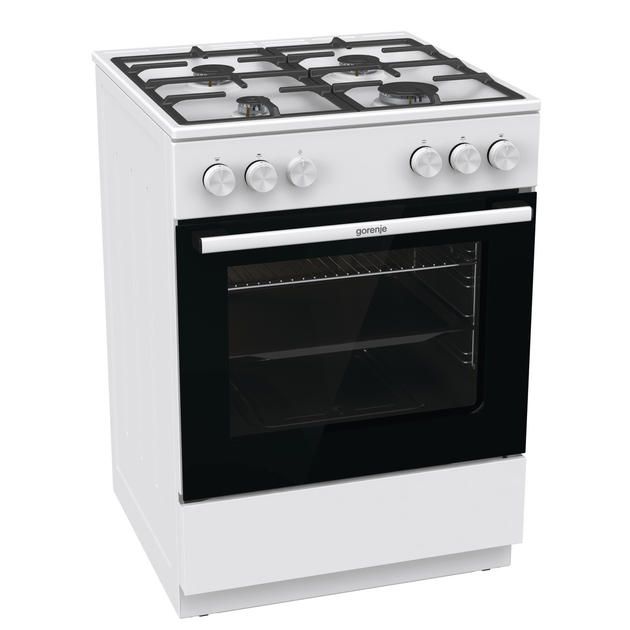 Плита Gorenje газова, 72л, 60x60см, чавун, білий