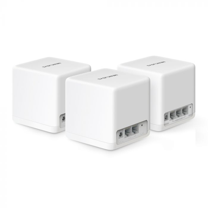 Система WiFi-Mesh MERCUSYS Halo H60X AX1500, 3xGE LAN/WAN, 3мод