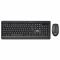Комплект клавіатура та миша 2E MK410 WL, EN/UK/RU, чорний