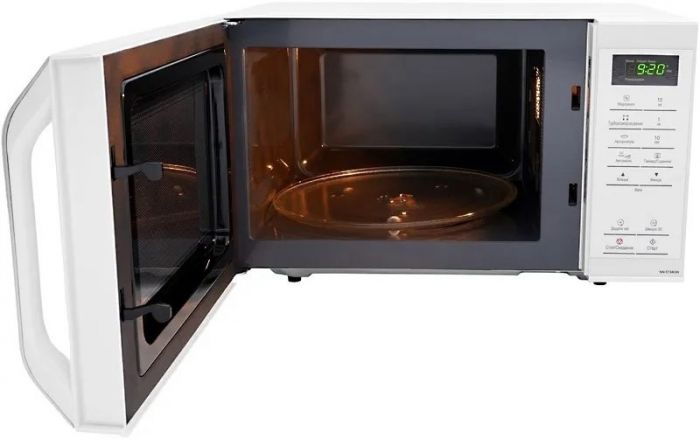 Мікрохвильова піч Panasonic, 25л, 800Вт, дисплей, відкрю ручкою, білий