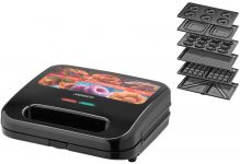 Мультимейкер ARDESTO, 700Вт, комплект-6 пластин, корпус-пластик, чорний